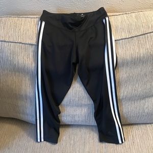 Adidas black leggings size small